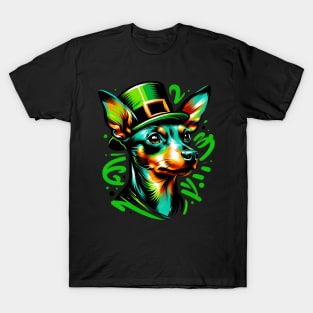 Miniature Pinscher Celebrates Saint Patrick's Day T-Shirt